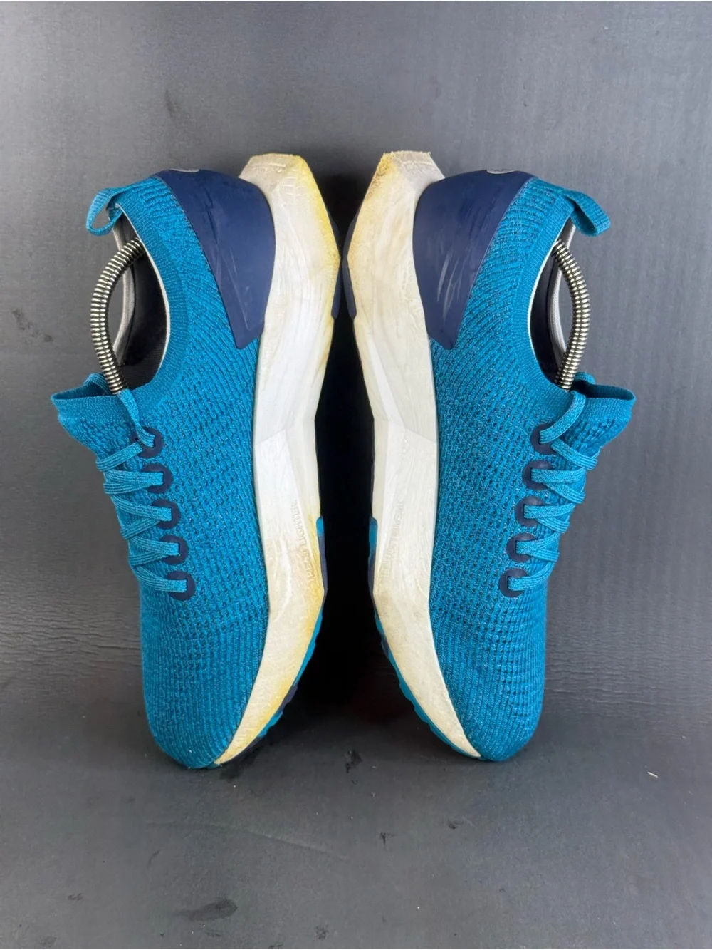 Allbirds Tree Flyer teal sneaker runner shoes men’s size 11.5